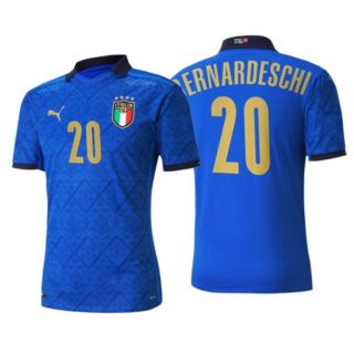 Men's Federico Bernardeschi Italy National Blue Home Jersey