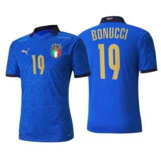 Men's Leonardo Bonucci Italy National Blue Home Jersey