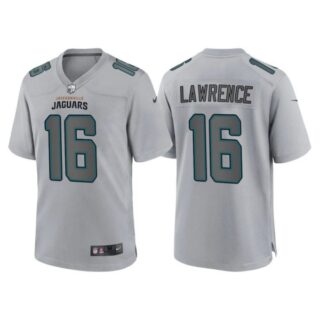 Women's Jacksonville Jaguars Trevor Lawrence Gray Atmosphere Fashion Stitched Jersey