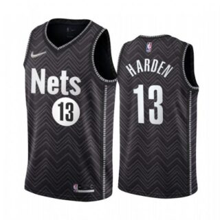 Men's James Harden Brooklyn Nets Basketball Jersey Black