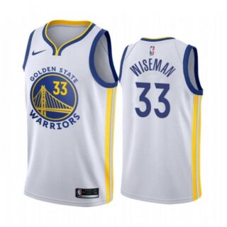 Men's James Wiseman Golden State Warriors Basketball Jersey White