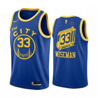 Men's James Wiseman Golden State Warriors Basketball Jersey Royal
