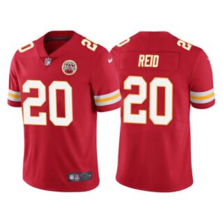 Youth Kansas City Chiefs Justin Reid Red Vapor Limited Stitched Jersey