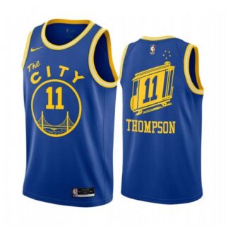 Men's Klay Thompson Golden State Warriors Basketball Jersey Royal