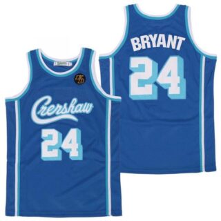 Men's Crenshaw Kobe Bryant #24 Nipsey Hussle Jersey KB Patch Stitched Crenshaw