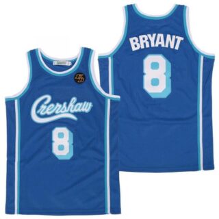 Men's Crenshaw Kobe Bryant #8 Nipsey Hussle Jersey KB Patch Stitched Crenshaw