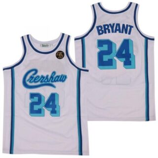 Men's Crenshaw Kobe Bryant #24 Nipsey Hussle Jersey KB Patch Stitched Crenshaw