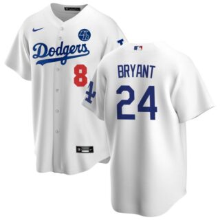 Youth Los Angeles Dodgers Kobe Bryant #8 #24 KB Patch Jersey Stitched Black