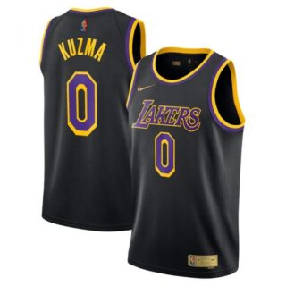 Men's Kyle Kuzma Los Angeles Lakers Basketball Jersey Black