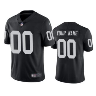 Men's Custom Las Vegas Raiders Vapor Limited Jersey Stitched Black