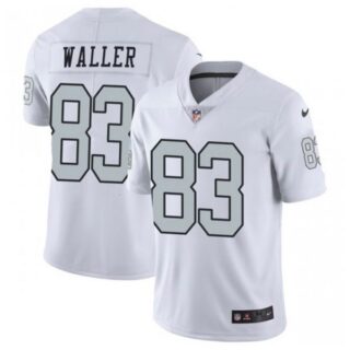 Men's #83 Darren Waller Las Vegas Raiders White Color Rush Limited Jersey Stitched