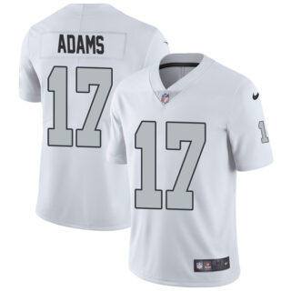 Men's Las Vegas Raiders Davante Adams White Color Rush Stitched Jersey