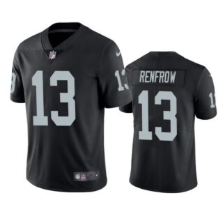 Men's #13 Hunter Renfrow Las Vegas Raiders Vapor Limited Jersey Stitched Black