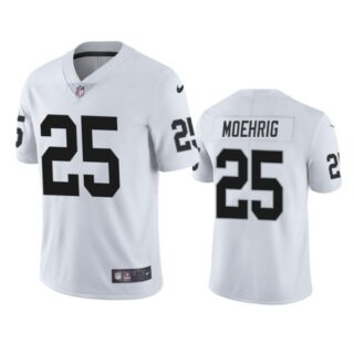 Men's #25 Trevon Moehrig Las Vegas Raiders Vapor Limited Jersey Stitched White