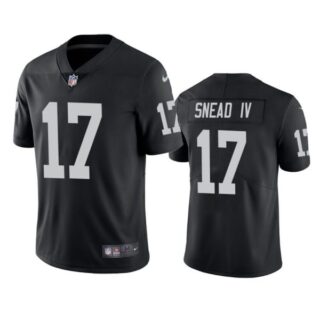 Men's #17 Willie Snead IV Las Vegas Raiders Vapor Limited Jersey Stitched Black