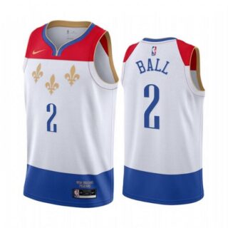 Men's Lonzo Ball New Orleans Pelicans Basketball Jersey White