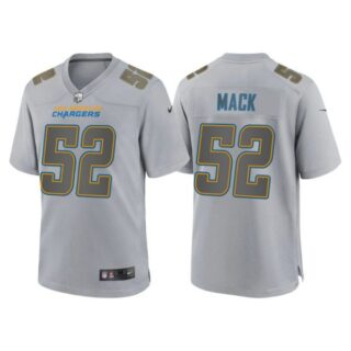 Youth Los Angeles Chargers Khalil Mack Gray Atmosphere Fashion Stitched Jersey