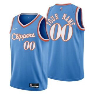 Men's Custom Los Angeles Clippers 75th Anniversary Diamond Jersey