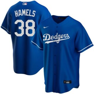 Youth Los Angeles Dodgers #38 Cole Hamels Cool Base Jersey Stitched - Royal