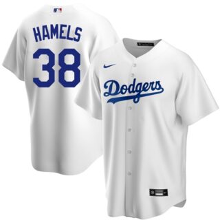 Youth Los Angeles Dodgers #38 Cole Hamels Cool Base Jersey Stitched - White