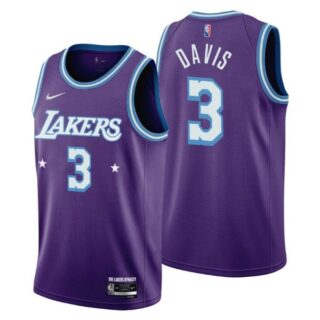 Men's Anthony Davis Los Angeles Lakers 75th Anniversary Diamond Jersey