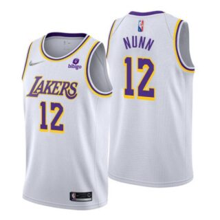 Men's Kendrick Nunn Los Angeles Lakers 75th Anniversary Diamond Jersey White Association