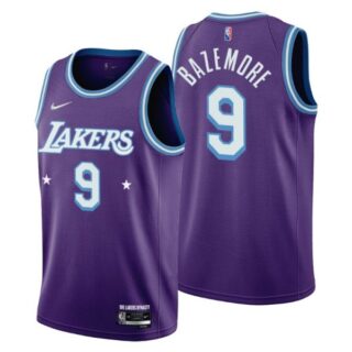 Men's Kent Bazemore Los Angeles Lakers 75th Anniversary Diamond Jersey