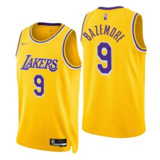Men's Kent Bazemore Los Angeles Lakers 75th Anniversary Diamond Jersey