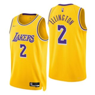 Men's Wayne Ellington Los Angeles Lakers 75th Anniversary Diamond Jersey