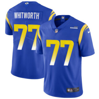 Men's Andrew Whitworth Los Angeles Rams Vapor Limited Royal Jersey Stitched Royal