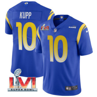 Youth Cooper Kupp Los Angeles Rams 2022 Super Bowl LVI Vapor Limited Stitched Jersey Royal