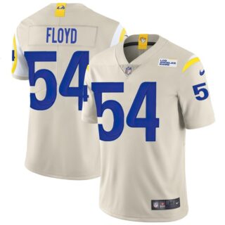 Men's Leonard Floyd Los Angeles Rams Vapor Limited White Jersey Stitched Bone