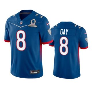 Men's Matt Gay Los Angeles Rams 2022 NFC Pro Bowl Stitched Jersey Royal