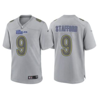 Women's Los Angeles Rams Matthew Stafford Gray Atmosphere Fashion Stitched Jersey
