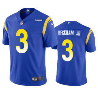 Men's Odell Beckham Jr. Los Angeles Rams Vapor Limited Royal Jersey Stitched Royal