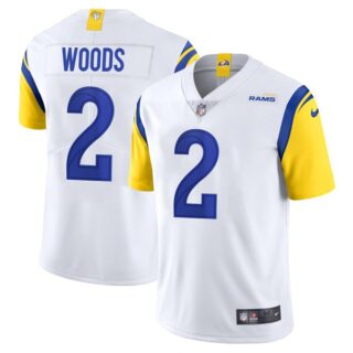 Men's Robert Woods Los Angeles Rams Vapor Limited White Jersey Stitched White