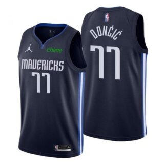 Men's Luka Doncic Dallas Mavericks Basketball Jersey Navy
