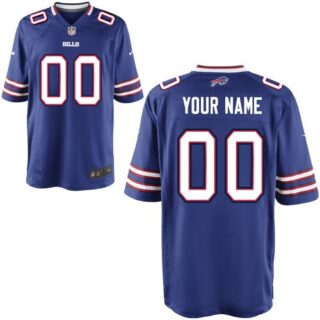 men's buffalo bills customized game team color jerseys