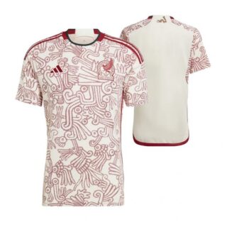Men's Mexico National Team White Away Soccer Jersey 2022-23