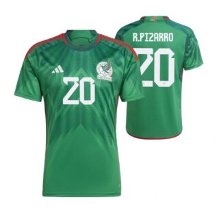 Men's Rodolfo Pizarro Mexico National Team Green Home Soccer Jersey 2022-23