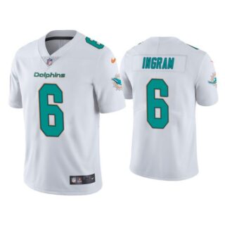 Men's Melvin Ingram Miami Dolphins Vapor Limited Stitched Jersey White