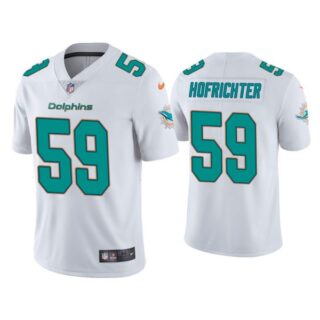 Men's Sterling Hofrichter Miami Dolphins Vapor Limited Stitched Jersey White