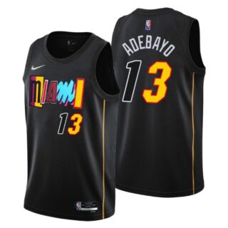 Men's Bam Adebayo Miami Heat 75th Anniversary Diamond Jersey