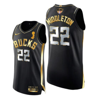 Youth Khris Middleton Milwaukee Bucks 2021 NBA Finals Champions Jersey