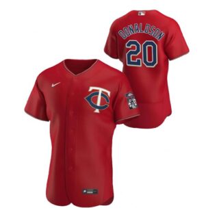 Men's Josh Donaldson Minnesota Twins Flex Base Jersey Red