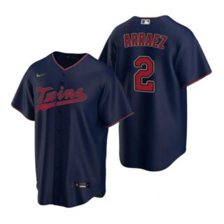 Men's Luis Arraez Minnesota Twins Cool Base Jersey Navy