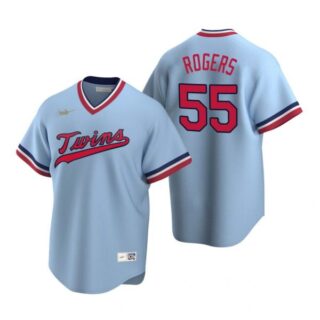 Men's Taylor Rogers Minnesota Twins Cool Base Jersey Light Blue Cooperstown
