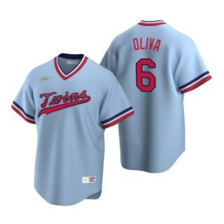 Men's Tony Oliva Minnesota Twins Light Blue Cooperstown Jersey Light Blue Cooperstown
