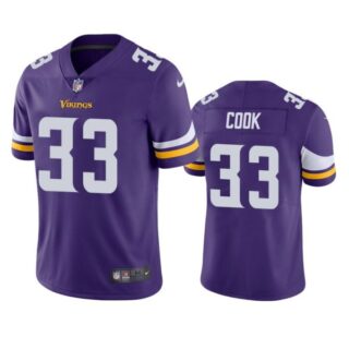 Men's Dalvin Cook Minnesota Vikings Vapor Limited Stitched Jersey Purple