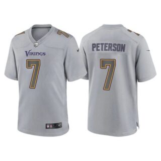 Men's Minnesota Vikings Patrick Peterson Gray Atmosphere Fashion Stitched Jersey